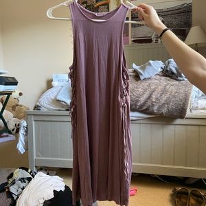 american eagle tie up dress
